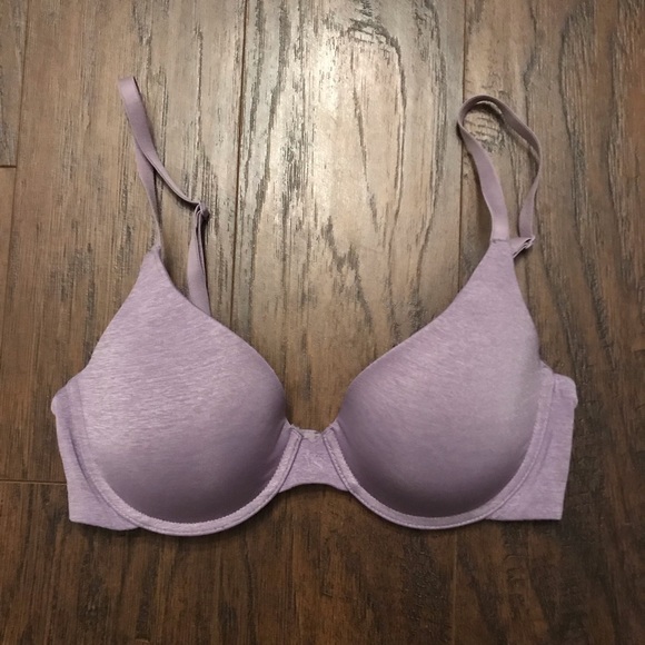 Victoria’s Secret Purple Semi Demi Push Up Bra 32C - Picture 1 of 3